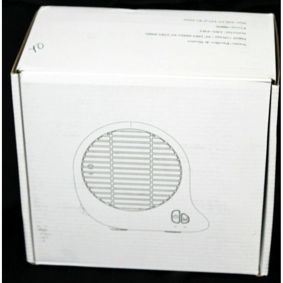 2-n-1 White Fan Space Heater and Air Purifier Small Portable Air Quality Heating - Picture 2 of 12